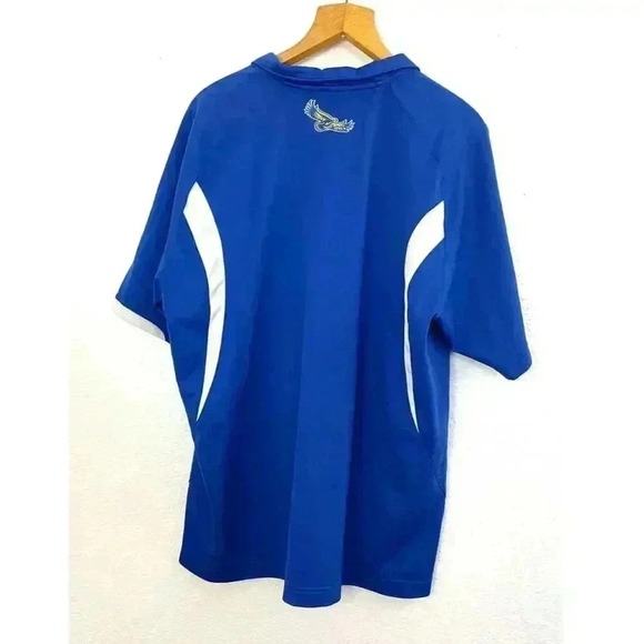 Buckeye 1/4 Zip Activewear Polo Shirt Short Sleeve XL Nike Fit Dry Team - Picture 7 of 8